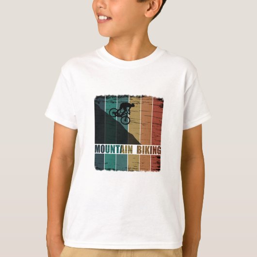 Mountainbiken t-shirt (Voorkant)
