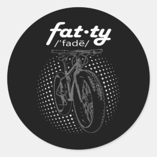 Mountainbiken Vet Bike Vet-ty Fietsen Ronde Sticker