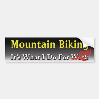 Mountainbiken - Wat ik doe voor PLEZIER Sticker