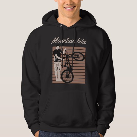 Mountainbiker Hoodie (Voorkant)