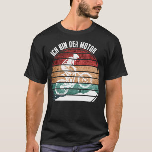 mountainbiker Ik ben de motor T-shirt