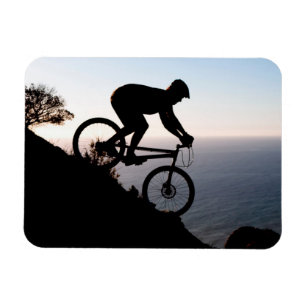 Mountainbiker. Leeuwenkop, Kaapstad Magneet