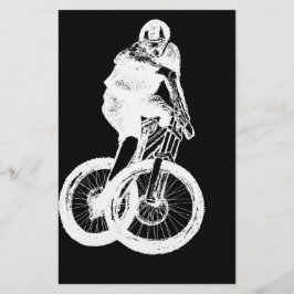 mountainbiker MTB BMX CYCLIST Briefpapier