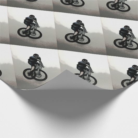 mountainbiker MTB BMX CYCLIST Cadeaupapier (Hoek)