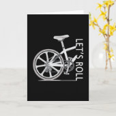 mountainbiking Bicycle Downhill MTB Gift Kaart (Gele Bloem)