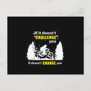 mountainbiking MTB fietscycling Gift Idee Briefkaart