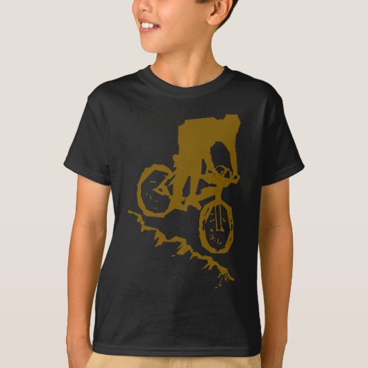 mountainbikingfiets t-shirt (Voorkant)