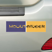 MOUNTAINEER BUMPERSTICKER (Op auto)