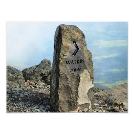 MOUNTAINEN FOTO AFDRUK (Voorkant)