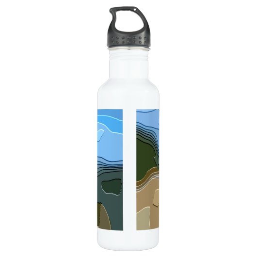 MOUNTAINEN WATERFLES  (Achterkant)