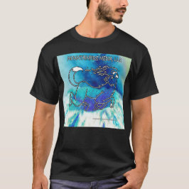MountainFire Coyote over Blue Volcano T-shirt