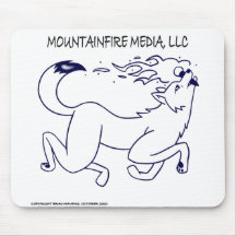 MountainFire Media Logo-ontwerp op een