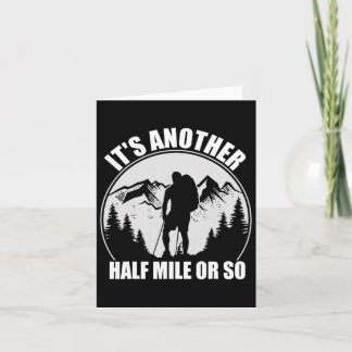 Mountainhiking Camping Het is gewoon nog een halve Kaart