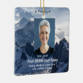 Mountains Alpine Memorial Keepsake Keramisch Ornament (Rechts)