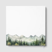 Mountains and Pines Elegant Wedding (Verso)