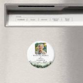 Mountains and Trees Celebration Of Life Keepsake Magneet (Insitu (Vaatwasser))