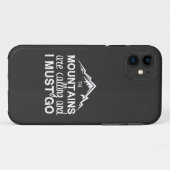 Mountains Are Calling And I Must Go Case-Mate iPhone Case (Achterkant (horizontaal))