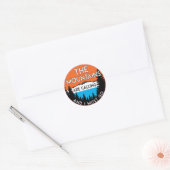 Mountains Are Calling And I Must Go Ronde Sticker (Envelop)