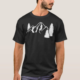 Mountains Camping Zip T-shirt