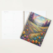 Mountains Flowers Rainbow Planner (Display)
