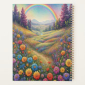 Mountains Flowers Rainbow Planner (Achterkant)