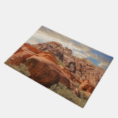 Mountains HDR-foto Deurmat (Schuin)