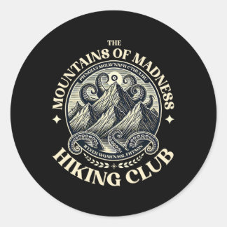 Mountains Madness Lovecraft Wandelen En Cthulhu Mi Ronde Sticker