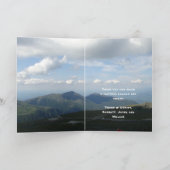 Mountains Pastor Appreciation Leadership Kaart (Binnen)