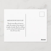 Mountains Pine Forest Natuur Adventure Briefkaart (Achterkant)