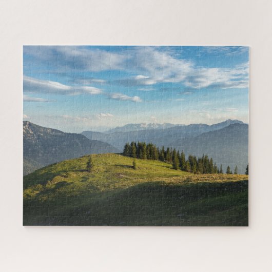 Mountains Spitzingsee Lake, Swiss Alps Legpuzzel (Horizontaal)