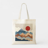 Mountains Sunset Beauty Tote Bag (Achterkant)