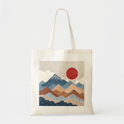 Mountains Sunset Beauty Tote Bag (Voorkant)
