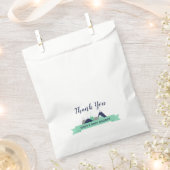 Mountains thema Baby shower gunsttassen Bedankzakje (Geknipt)