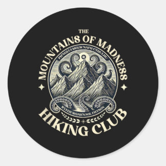 Mountains Waanzin Lovecraft Wandelen En Cthulhu Mi Ronde Sticker