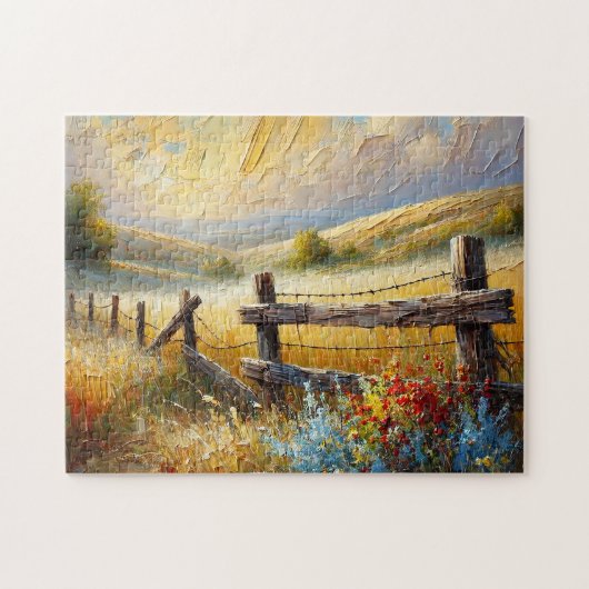 "MOUNTAINSIDE" PUZZLE À PIÈCES – SÉRIE PAYSAGE (Horizontal)
