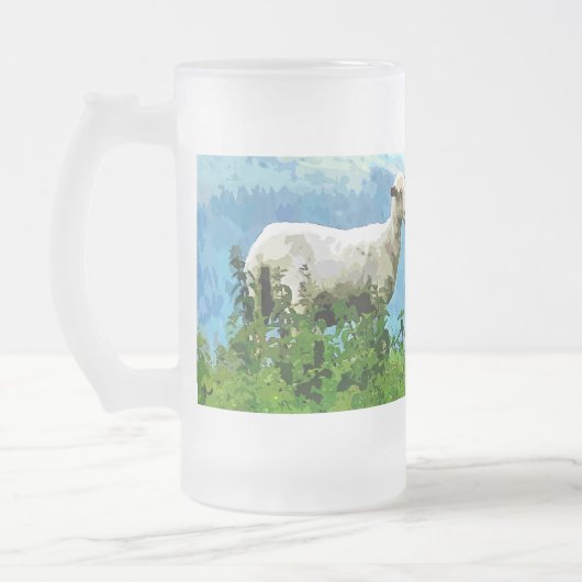 MOUNTAIRE SCHAPEN MATGLAS BIERPUL (Links)