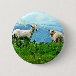MOUNTAIRE SCHAPEN RONDE BUTTON 5,7 CM