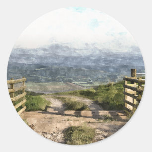 MOUNTAIRE WEG RONDE STICKER