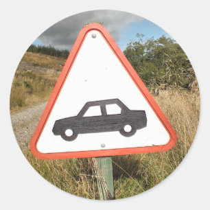 MOUNTAIRE WEG RONDE STICKER