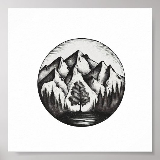 Mountian Logo Poster (Voorkant)