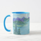 Mountian Shimmer par Lyric Rivera - Mug de café (Gauche)
