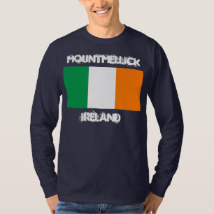 Mountmellick, Ierland met Ierse vlag T-shirt