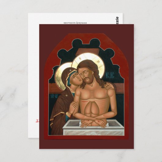 Mourn Not For Me, Carte De Prière Mère (Devant / Derrière)