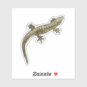 Mournage gecko autocollant vinyle (Feuille)