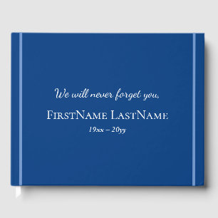 Mournful & Subdued Memorial Guestbook Gastenboek