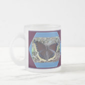 Mourning Cloak Butterfly Matglas Koffiemok (Links)