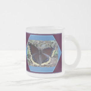 Mourning Cloak Butterfly Matglas Koffiemok