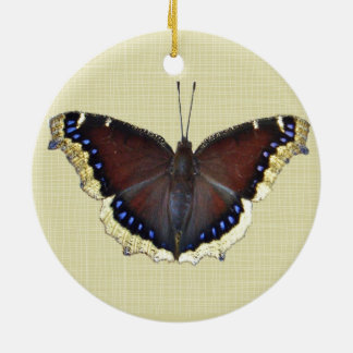 Mourning Cloak Butterfly - Nymphalis antiopa Keramisch Ornament