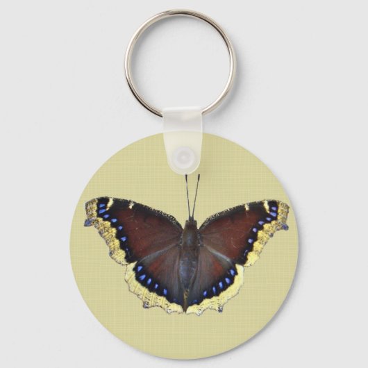 Mourning Cloak Butterfly - Nymphalis antiopa Sleutelhanger (Voorkant)