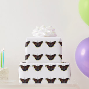 Mourning Cloak Butterfly - Wrappapier Cadeaupapier